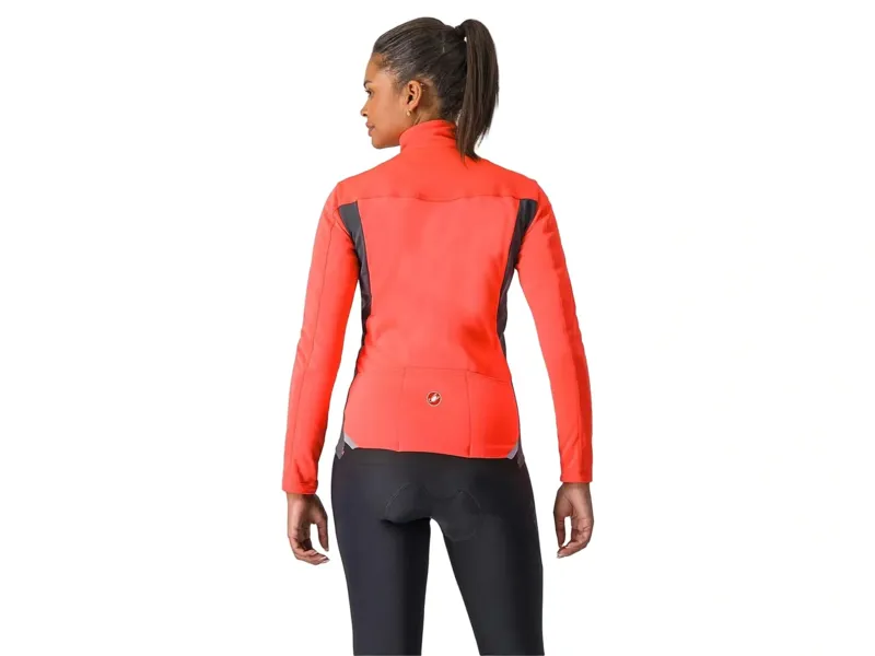 Castelli Transition 2 Women's Jacket in Brilliant Pink/Dark Grey-1