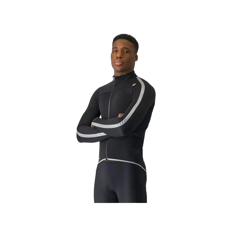 Balfes Bikes Castelli Ultra Rain Cape in Black/Silver Reflex | Free postage over £30, £10 off first order, price match & 0% finance.
