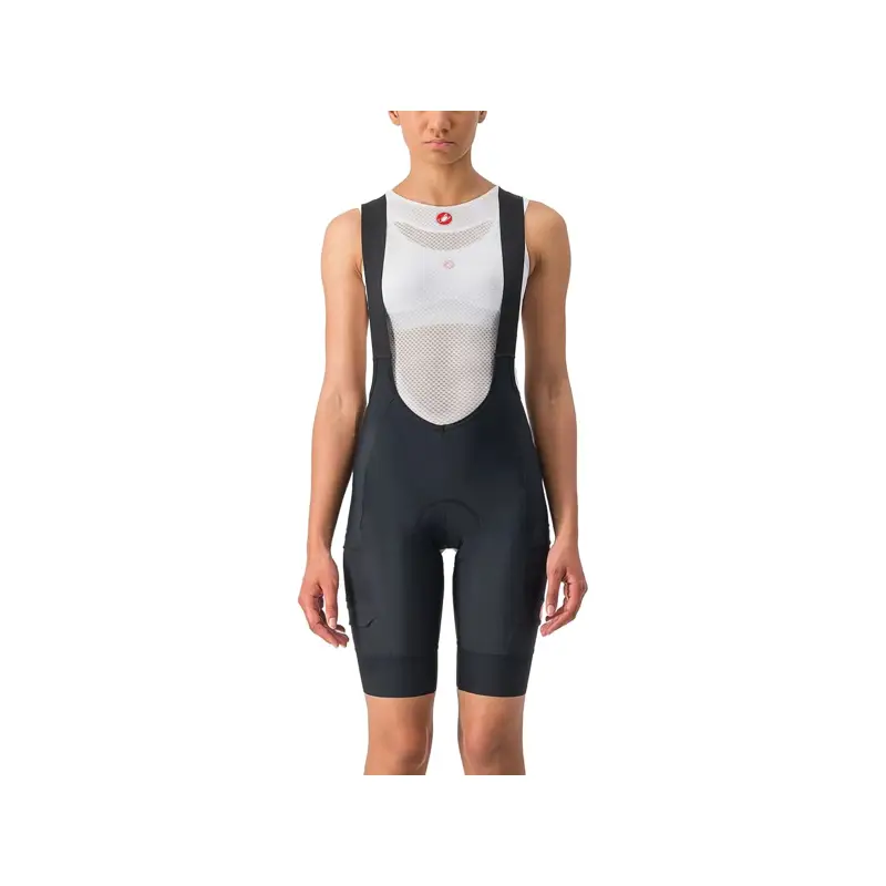Balfes Bikes Castelli Unlimited Cargo Women's Bib Shorts in Black | Free postage over £30, £10 off first order, price match & 0% finance.
