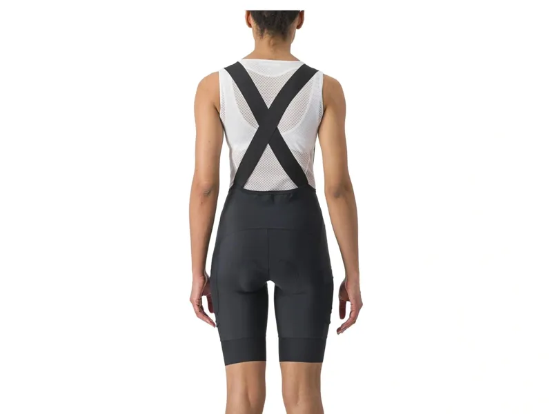 Castelli Unlimited Cargo Women's Bib Shorts in Black-1