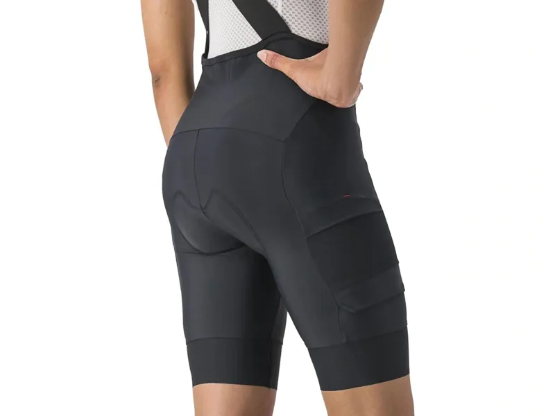 Castelli Unlimited Cargo Women's Bib Shorts in Black-2