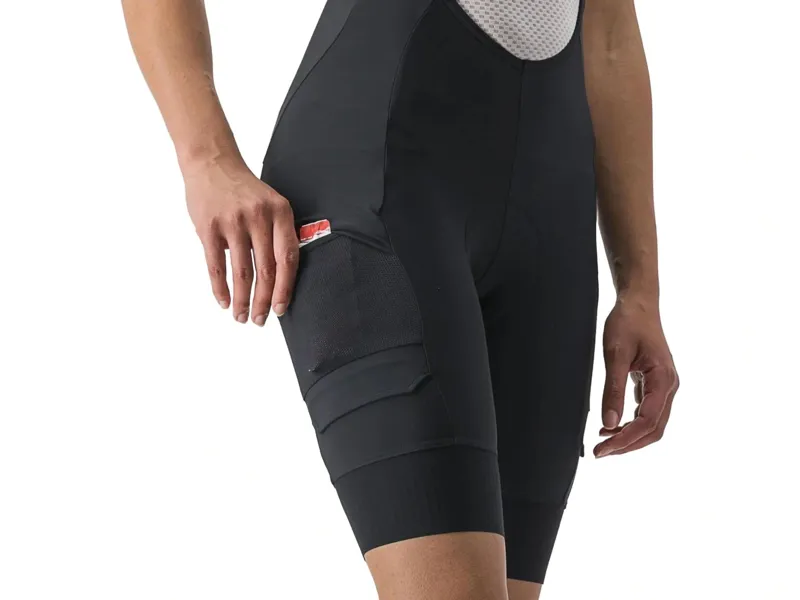 Castelli Unlimited Cargo Women's Bib Shorts in Black-6