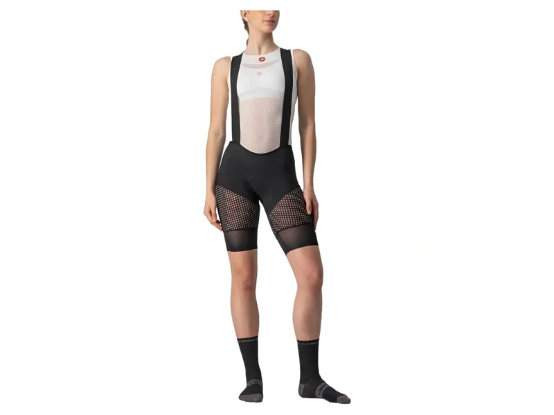 Castelli Unlimited DT Women's Liner Bib Shorts in Black