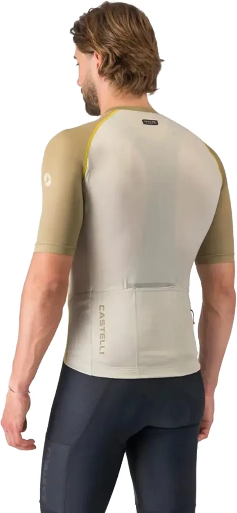 Castelli Unlimited Endurance 3 Jersey - Silver Moon/Elmwood/Mango Moji-2