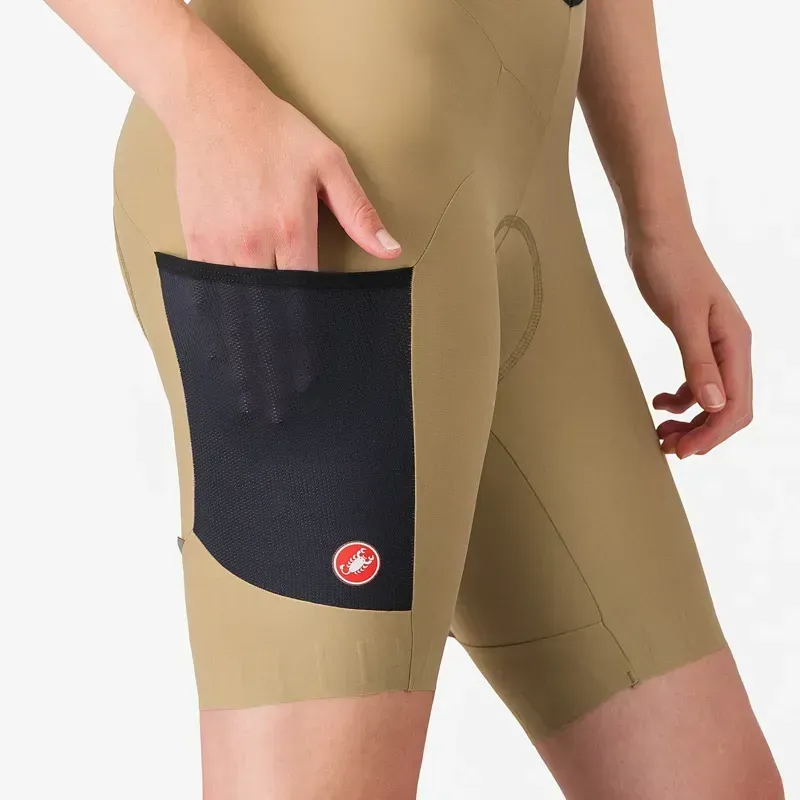 Castelli Unlimited Endurance Women's DT Bib Short in Elmwood/Black-5