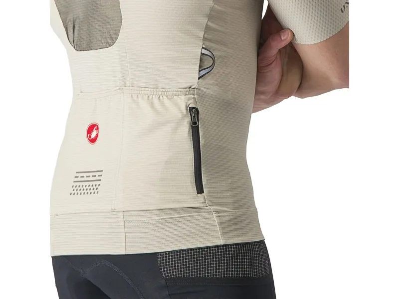 Castelli Unlimited Pro Short Sleeve Jersey In Silver Moon-2