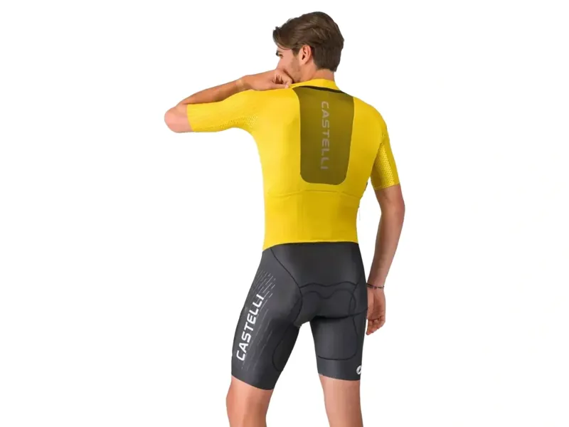 Castelli Unlimited Speedsuit in Mango Mojito/Black/Ivory-2