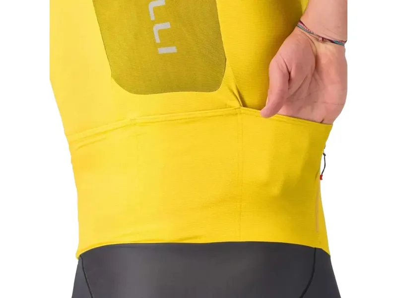 Castelli Unlimited Speedsuit in Mango Mojito/Black/Ivory-5