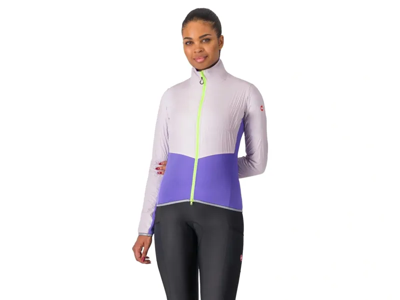 Balfes Bikes Castelli Unlimited Women's Jacket in Powder Rose/Ultraviolet | Free postage over £30, £10 off first order, price match & 0% finance.