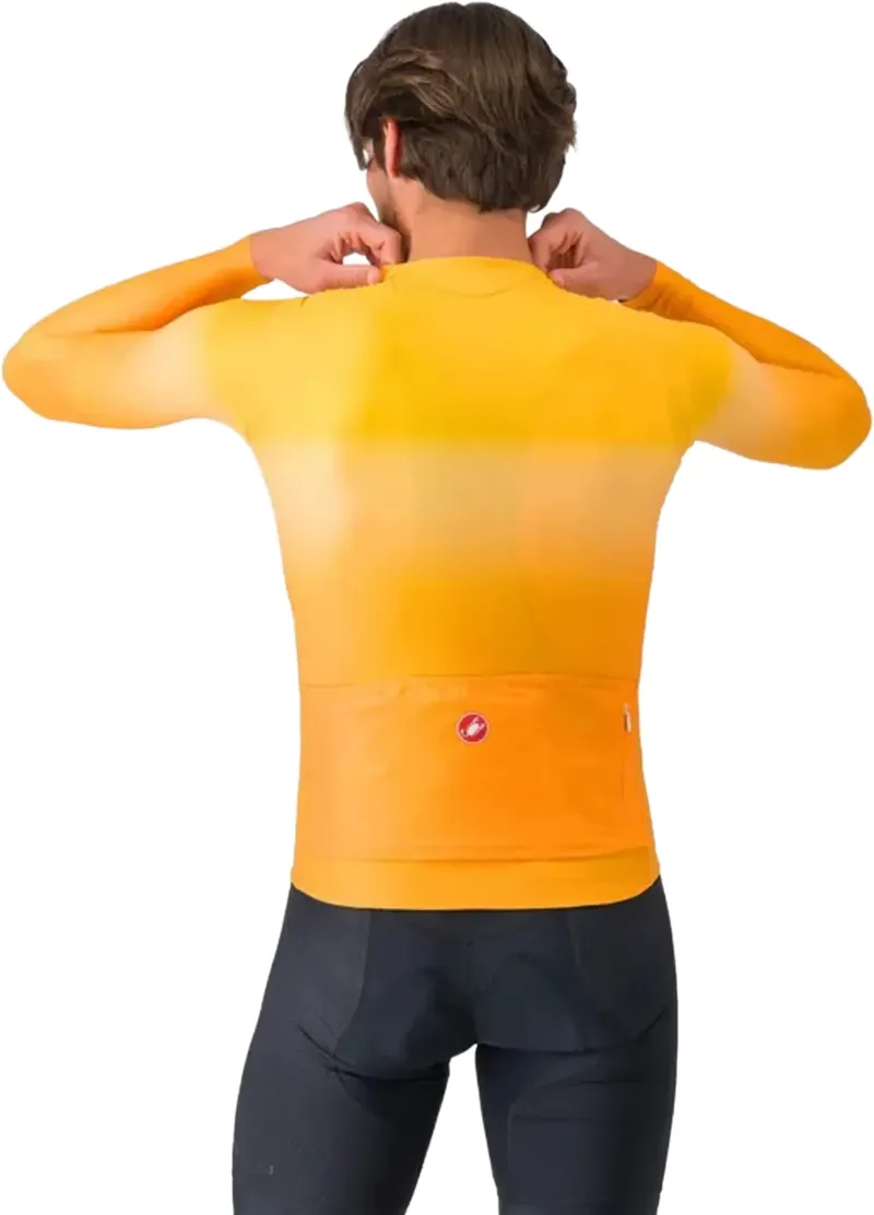 Castelli UPF Long Sleeve Jersey in Vivid Orange-2