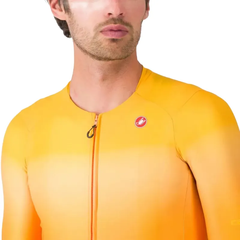 Castelli UPF Long Sleeve Jersey in Vivid Orange-2