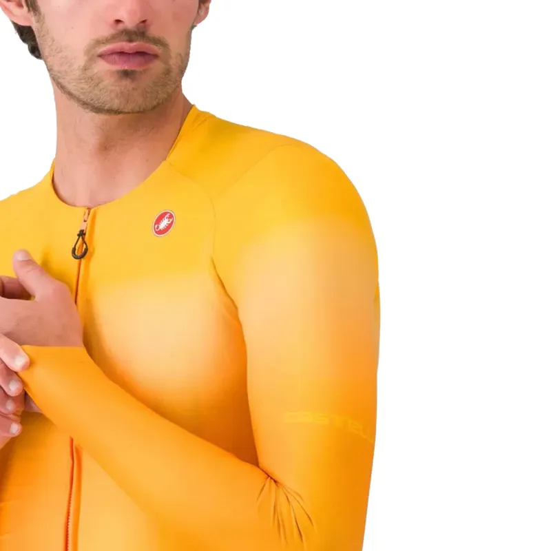 Castelli UPF Long Sleeve Jersey in Vivid Orange-5