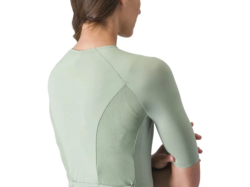 Castelli Velocissima 2 Women's Short Sleeve Jersey in Defender Green/Twilight Blue-5