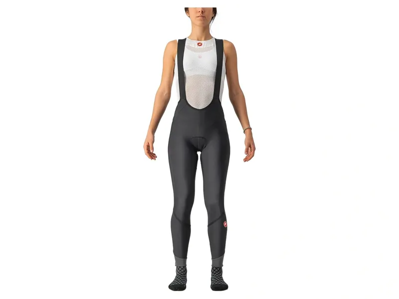 Balfes Bikes Castelli Velocissima DT Women's Bibtights in Black/Black Reflex | Free postage over £30, £10 off first order, price match & 0% finance.