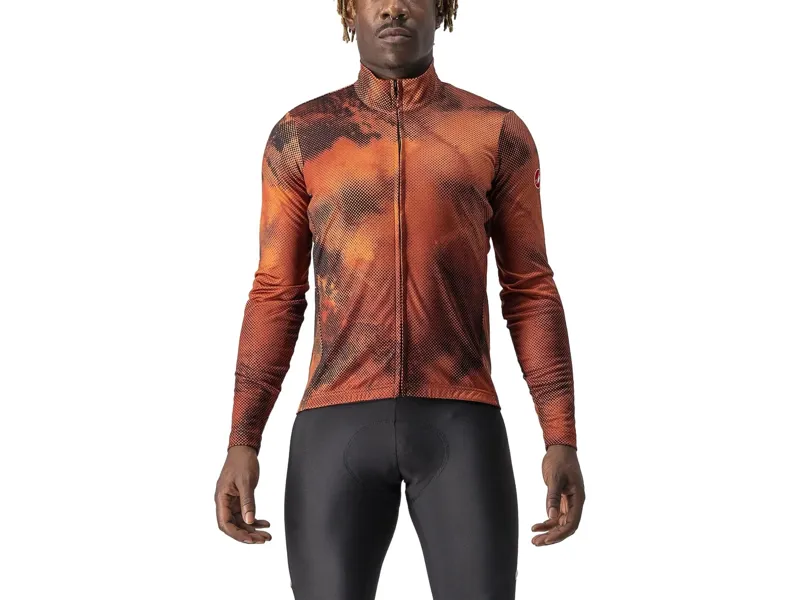 Balfes Bikes Castelli Ventaglio Long Sleeve Jersey in Fuoco | Free postage over £30, £10 off first order, price match & 0% finance.