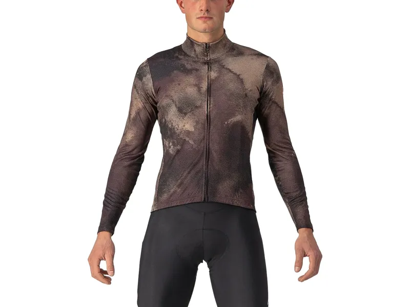 Balfes Bikes Castelli Ventaglio Long Sleeve Jersey in Terra | Free postage over £30, £10 off first order, price match & 0% finance.