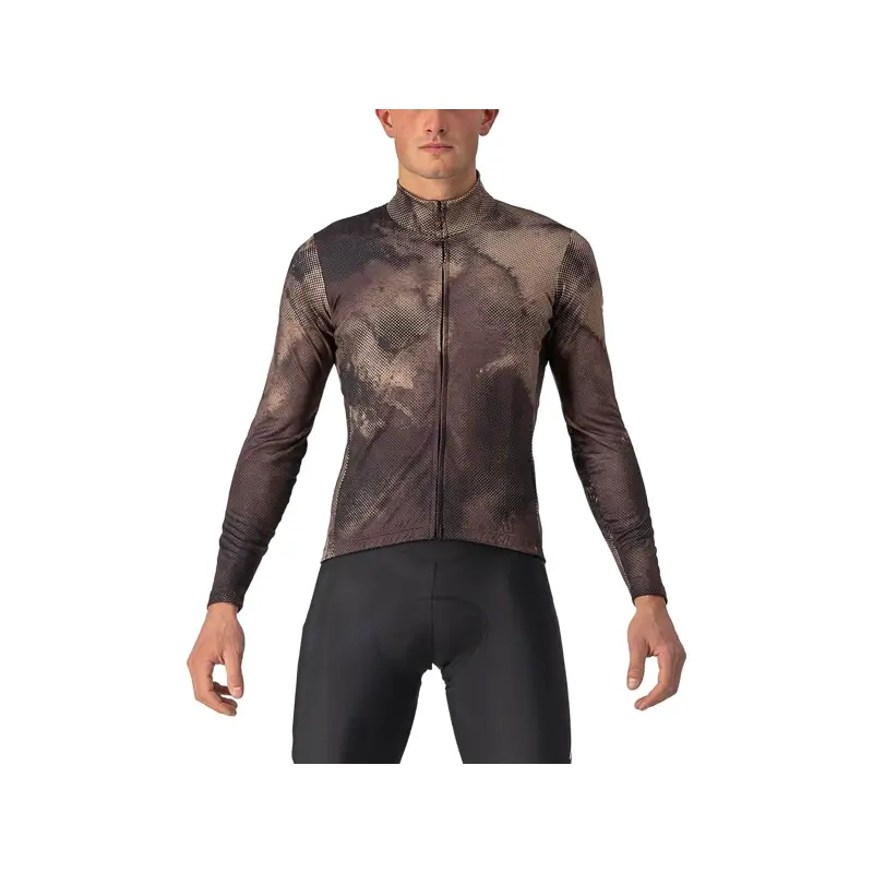 Balfes Bikes Castelli Ventaglio Long Sleeve Jersey in Terra | Free postage over £30, £10 off first order, price match & 0% finance.