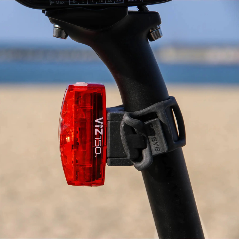 Cateye VIZ 150 USB-C Rear Bike Light in Red-3
