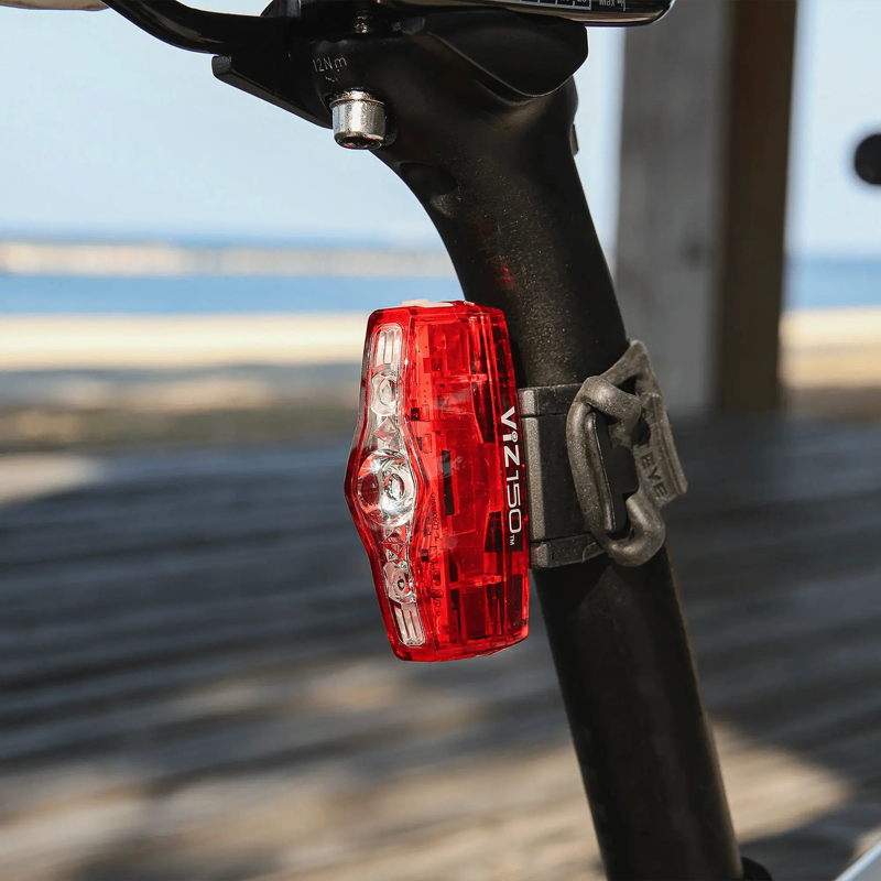 Cateye VIZ 150 USB-C Rear Bike Light in Red-2