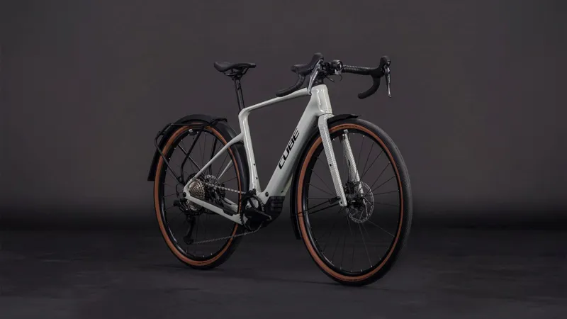 Cube Nuroad Hybrid C:62 Race 400X FE Electric Gravel Bike 2026 in Reedbeige/Black-6