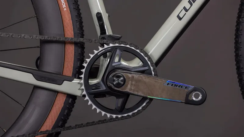 Cube Nuroad C:62 SLX Gravel Bike 2026 in Reedbeige/Chrome-3