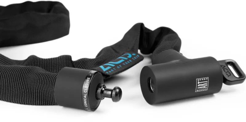 Acid Chain Lock Solid K120 in Black-1