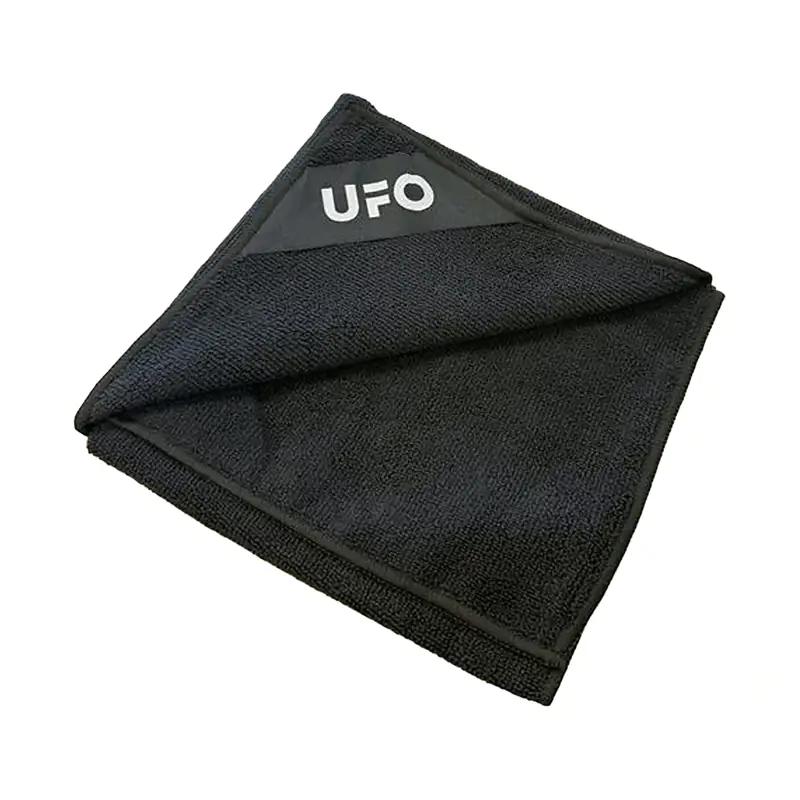 Balfes Bikes Ceramicspeed UFO Clean Microfiber Towel in Black | Free postage over £30, £10 off first order, price match & 0% finance.