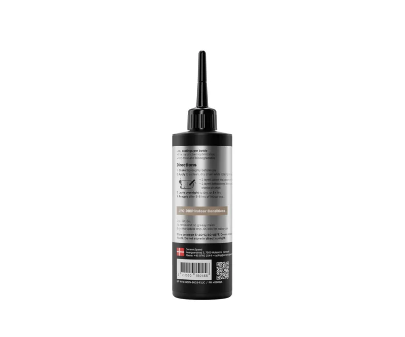 Ceramicspeed UFO Drip Indoor Conditions Wax Chain Coating 100ml in Black/Silver-1