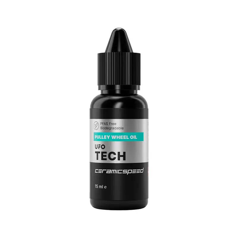 Balfes Bikes Ceramicspeed UFO Tech Pulley Wheel Oil 15ml in Black | Free postage over £30, £10 off first order, price match & 0% finance.