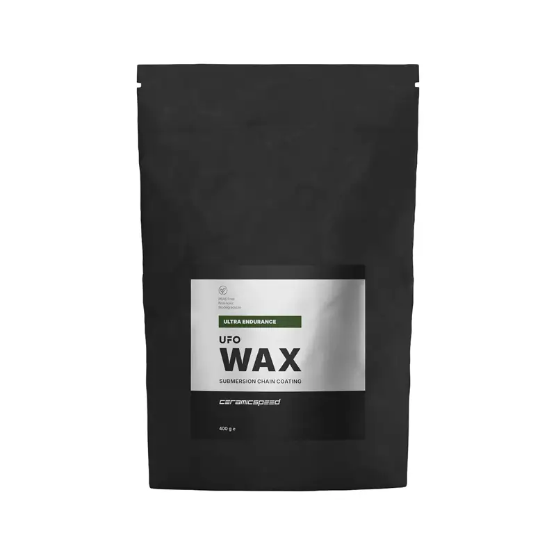 Balfes Bikes Ceramicspeed UFO Wax Ultra Endurance 400g Bag in Black | Free postage over £30, £10 off first order, price match & 0% finance.
