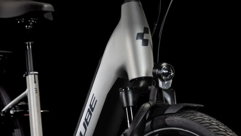 Cube Supreme Hybrid SLX 625 Easy Entry Electric Hybrid Bike 2026 in Grey/Lunar-5