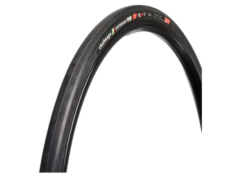 Challenge Criterium RS Handmade Tubeless Ready H-TLR Road Tyre 700x27 in Black