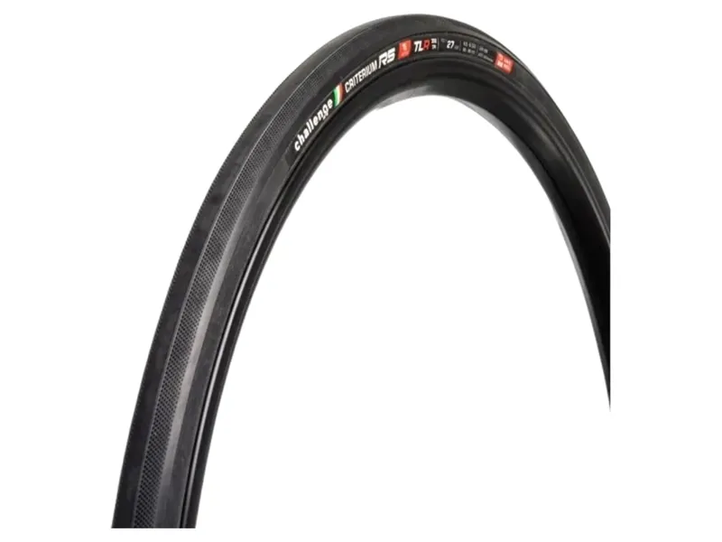 Challenge Criterium RS Handmade Tubeless Ready H-TLR Road Tyre 700x27 in Black