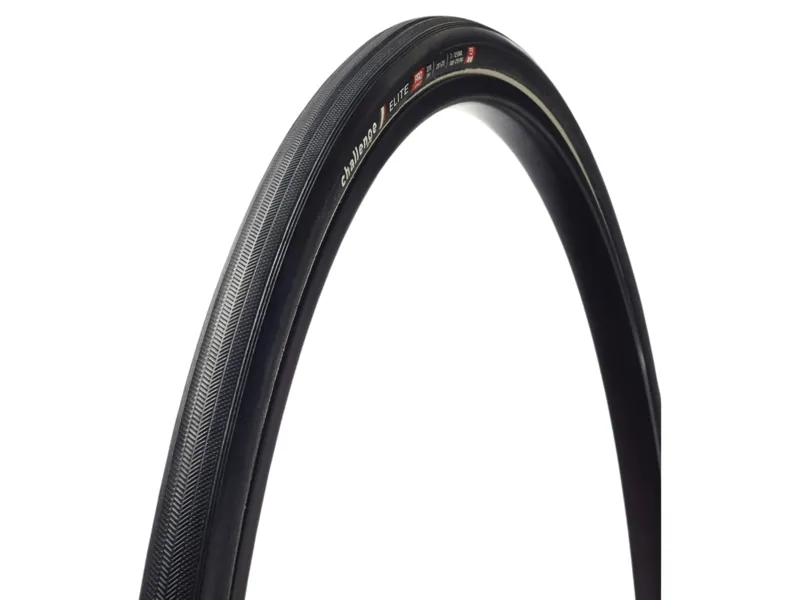 Challenge Elite Pro Handmade Tubular Road Tyre 28 inch x 28mm in Black-1