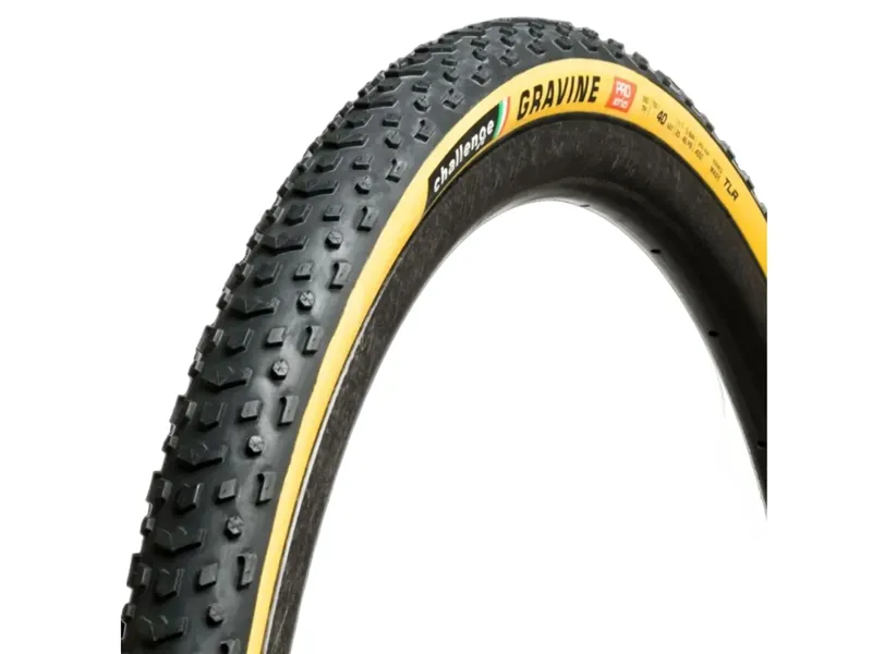 Challenge Gravine PRO Handmade TLR Gravel Tyre 700x40 in Tan