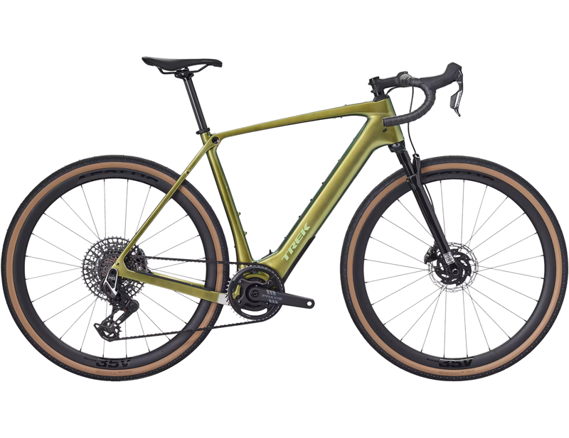 EX DISPLAY Trek Checkpoint+ SL 7 AXS Electric Gravel Bike MediumLarge 2026 in Chameleon Green