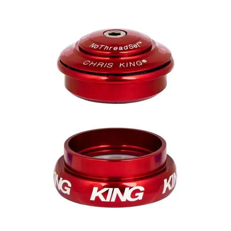 Balfes Bikes Chris King Inset 8 ZS44/EC44 Headset 1-1/8 inch - 1-1/4 inch in Red | Free postage over £30, £10 off first order, price match & 0% finance.