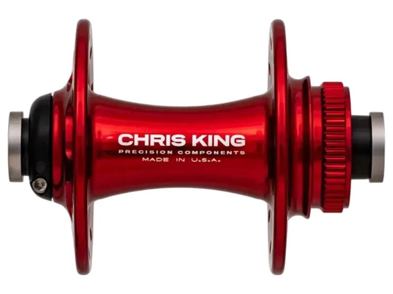 Chris King Road R45D Front Hub 100x12mm in Red