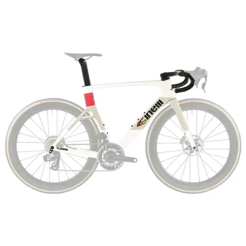 Balfes Bikes Cinelli Aeroscoop Frameset 2026 in Coral White | Free postage over £30, £10 off first order, price match & 0% finance.
