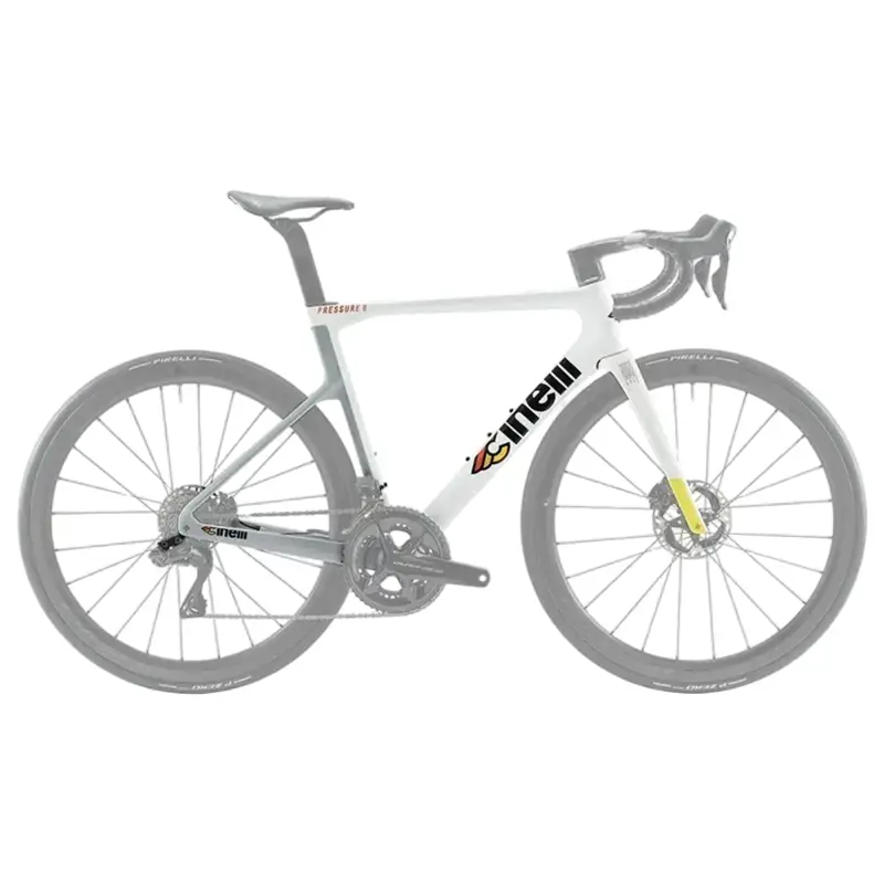 Balfes Bikes Cinelli Pressure II Frameset 2026 in Racing White | Free postage over £30, £10 off first order, price match & 0% finance.