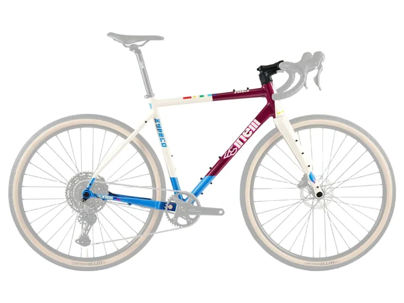 Cinelli Zydeco Washboard Sport Frameset 2026 in Burgundy