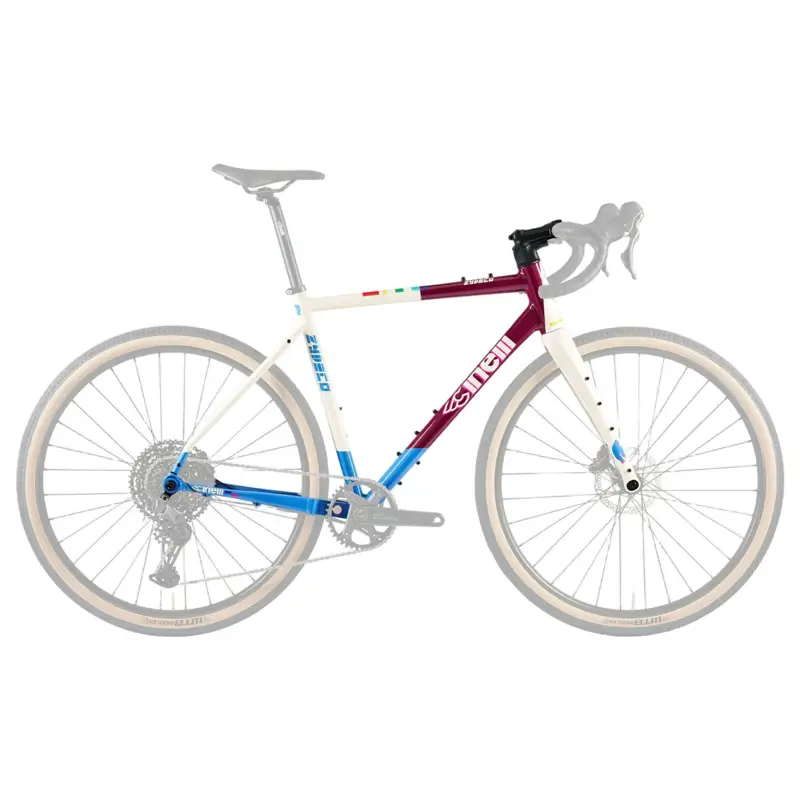 Balfes Bikes Cinelli Zydeco Washboard Sport Frameset 2026 in Burgundy | Free postage over £30, £10 off first order, price match & 0% finance.