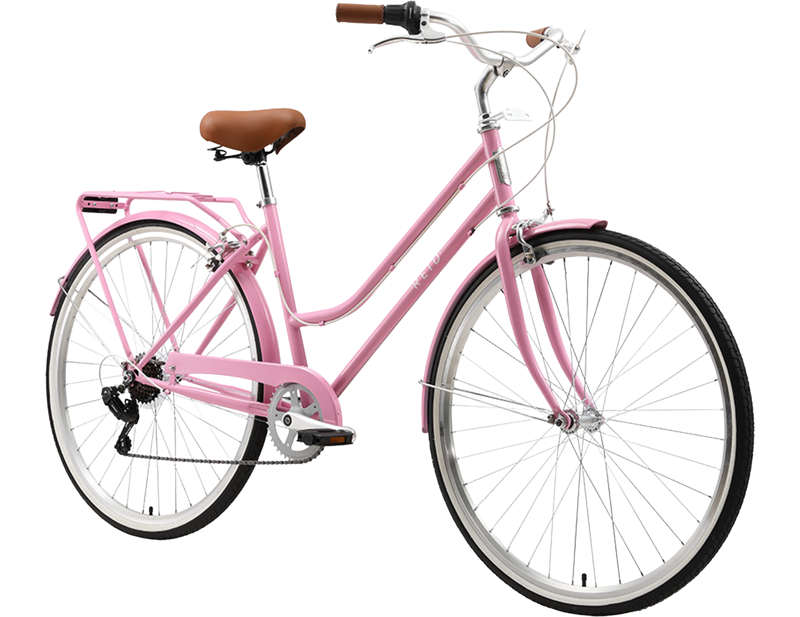 Reid Ladies Classic Vintage Shopper Bike 2027 in Pink-2