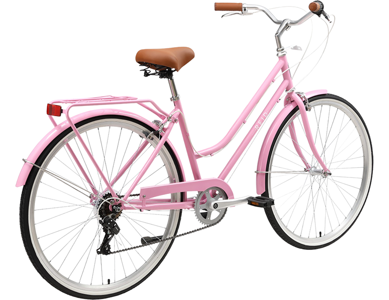 Reid Ladies Classic Vintage Shopper Bike 2027 in Pink-1