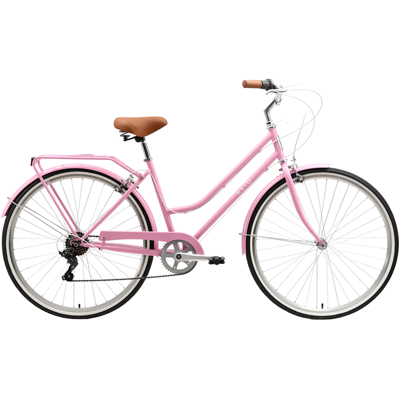 Balfes Bikes Reid Ladies Classic Vintage Shopper Bike 2027 in Pink | Free postage over £30, £10 off first order, price match & 0% finance.