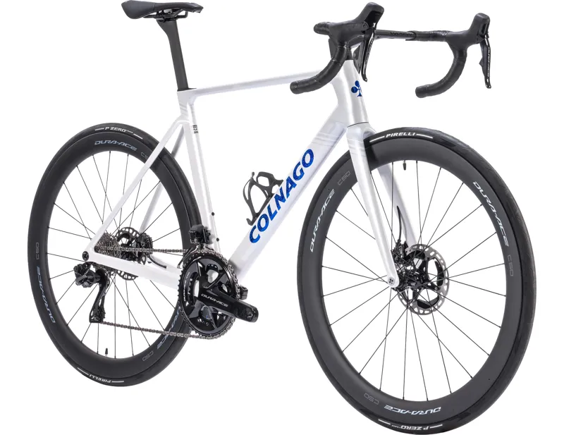 Colnago V5rs Disc Carbon Road Complete Bike Dura Ace Di2 2025 in VRWB White-1