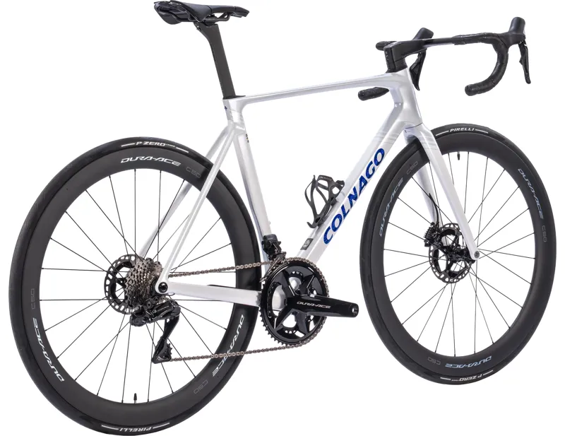Colnago V5rs Disc Carbon Road Complete Bike Dura Ace Di2 2025 in VRWB White-2