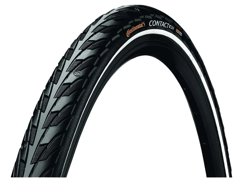 Continental Contact 20x1.40in Reflex Wire Tyre in Black/Black