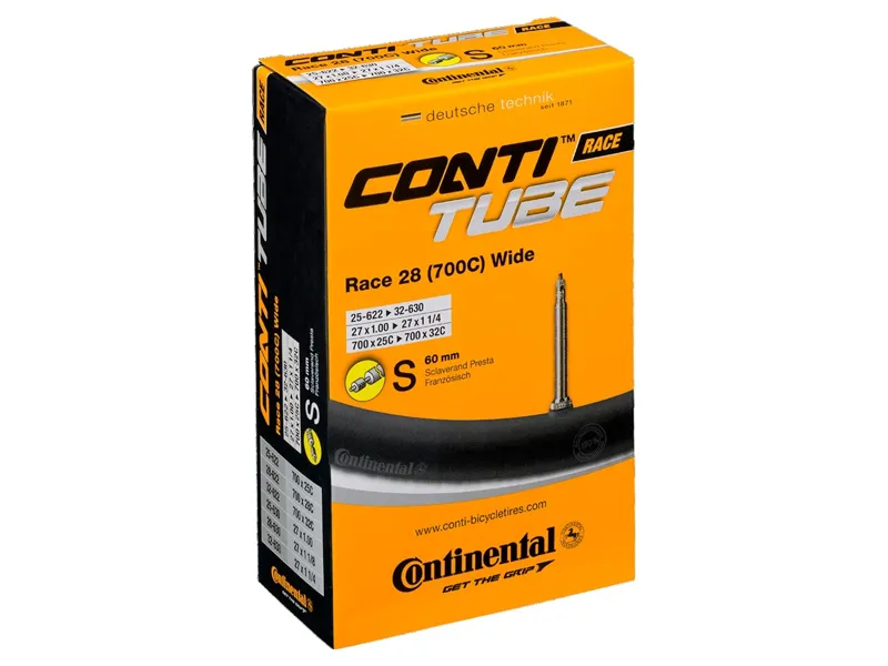 Continental R28 Road Bike Inner Tube 700 x 32c Presta 60mm Long Valve