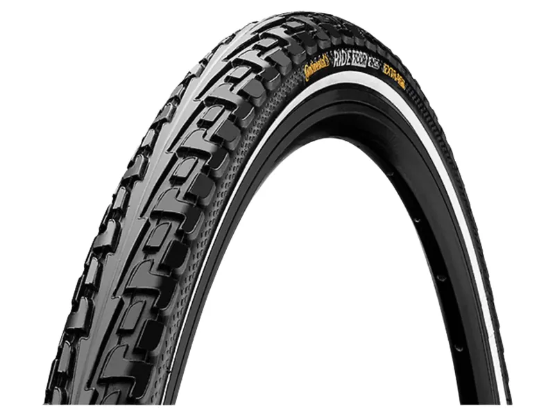 Continental Ride Tour Reflex Wire Bead Tyre 700x42c in Black/Black Reflex